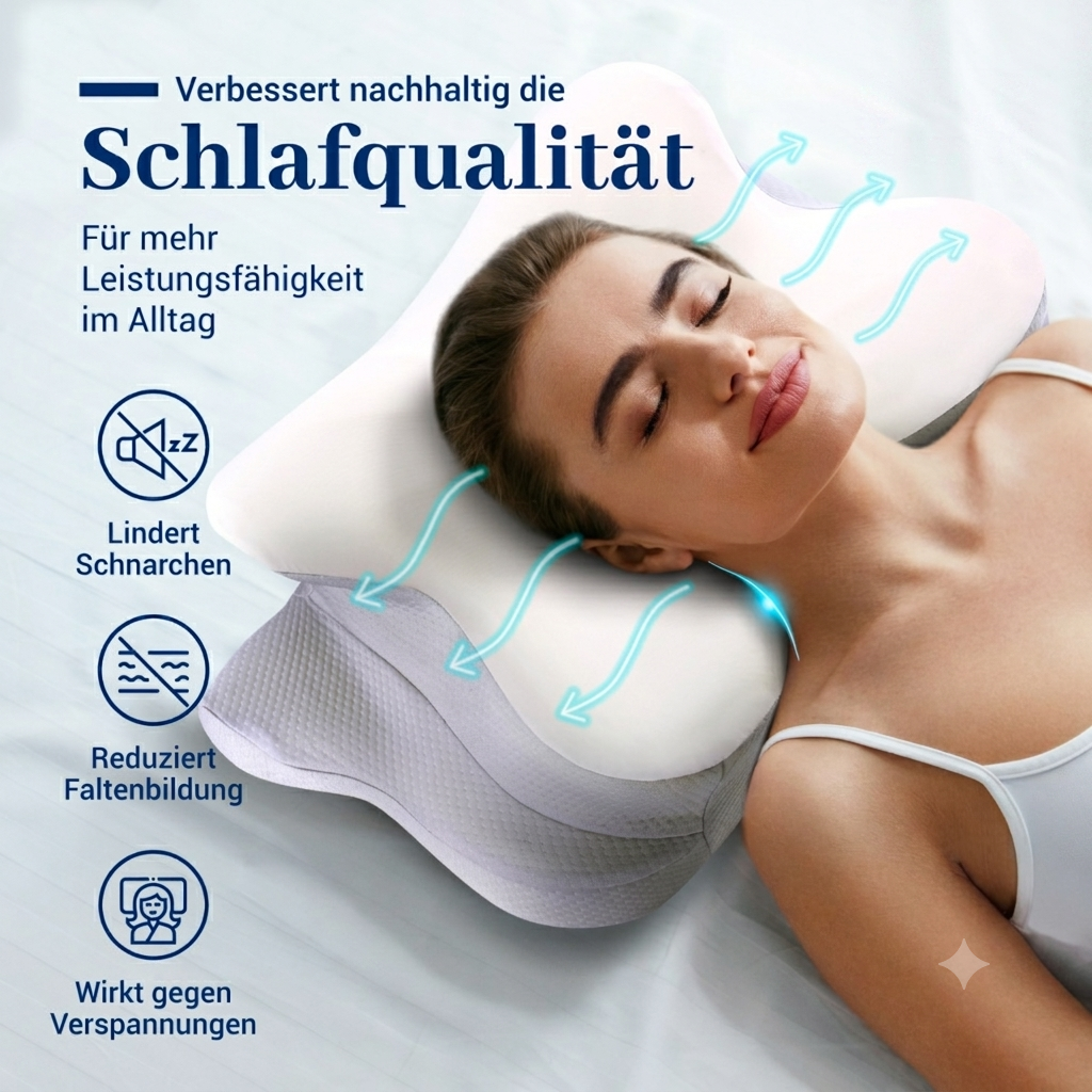 Ergoheld Orthopädisches Nackenkissen in Schmetterlingsform