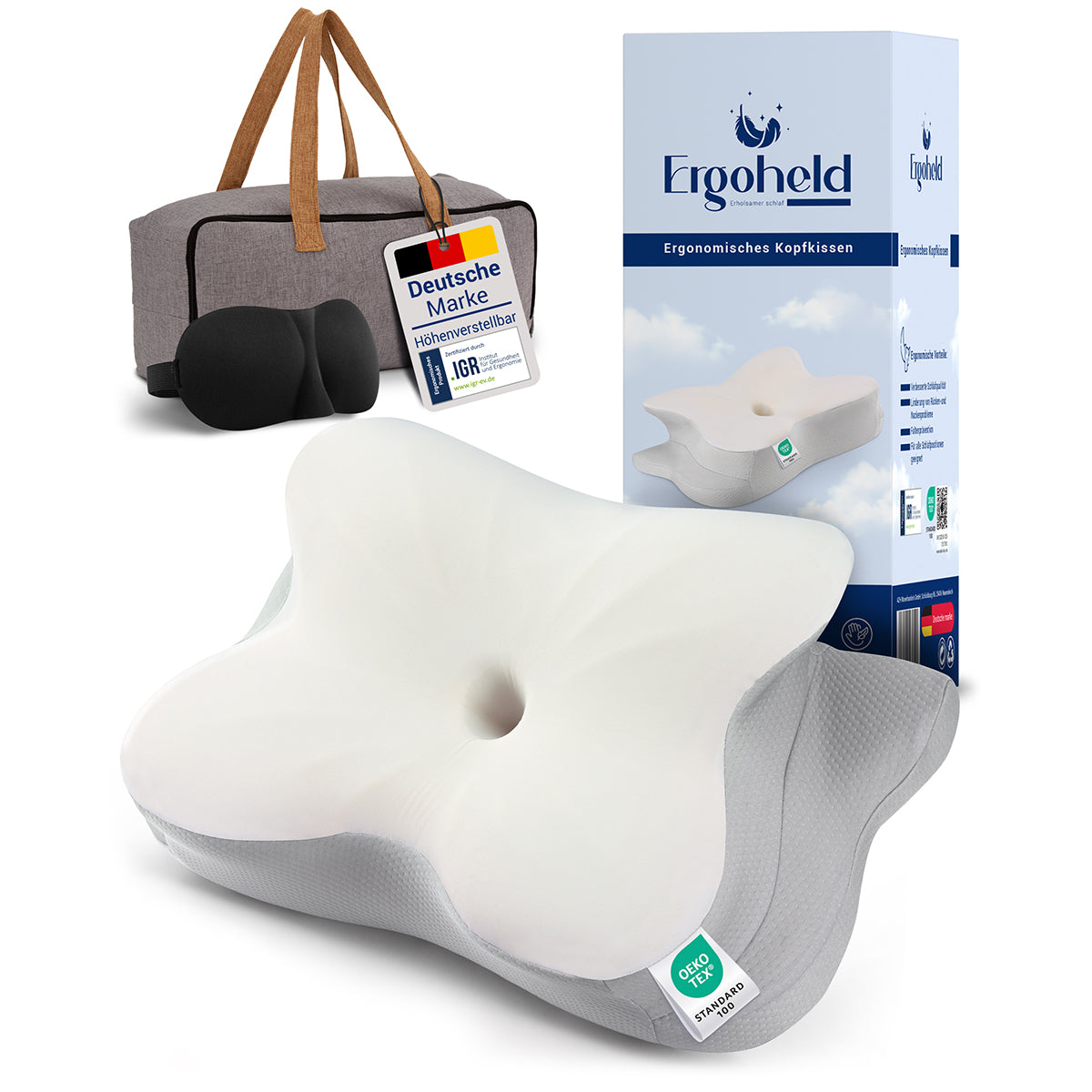 Ergoheld Orthopädisches Nackenkissen in Schmetterlingsform