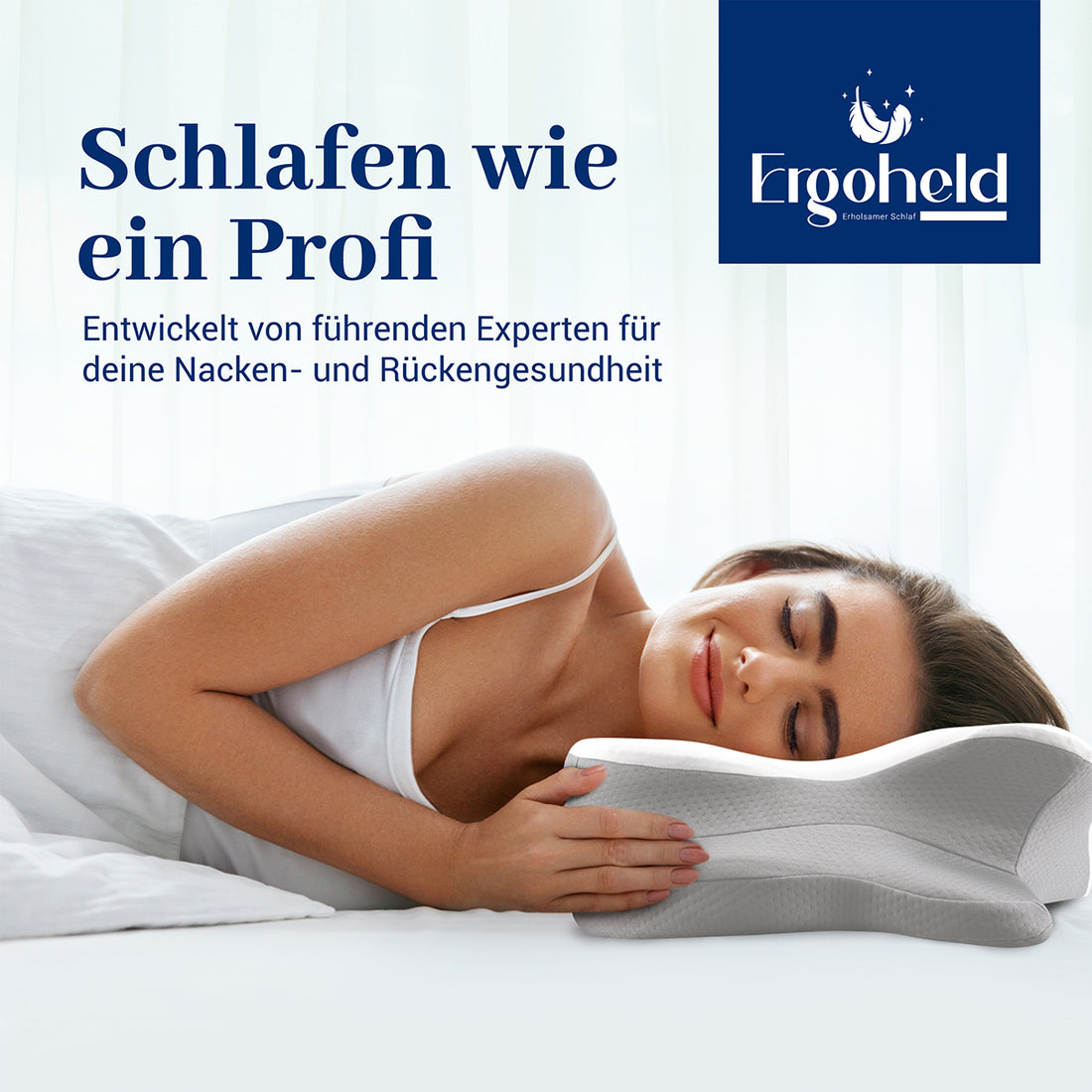 Ergoheld Orthopädisches Nackenkissen in Schmetterlingsform